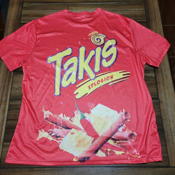 Takis Explosion Unisex Red Shirt - Size XXXL* - Picture 2 of 3